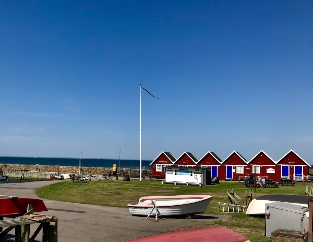 Lerberget hamn röda hus