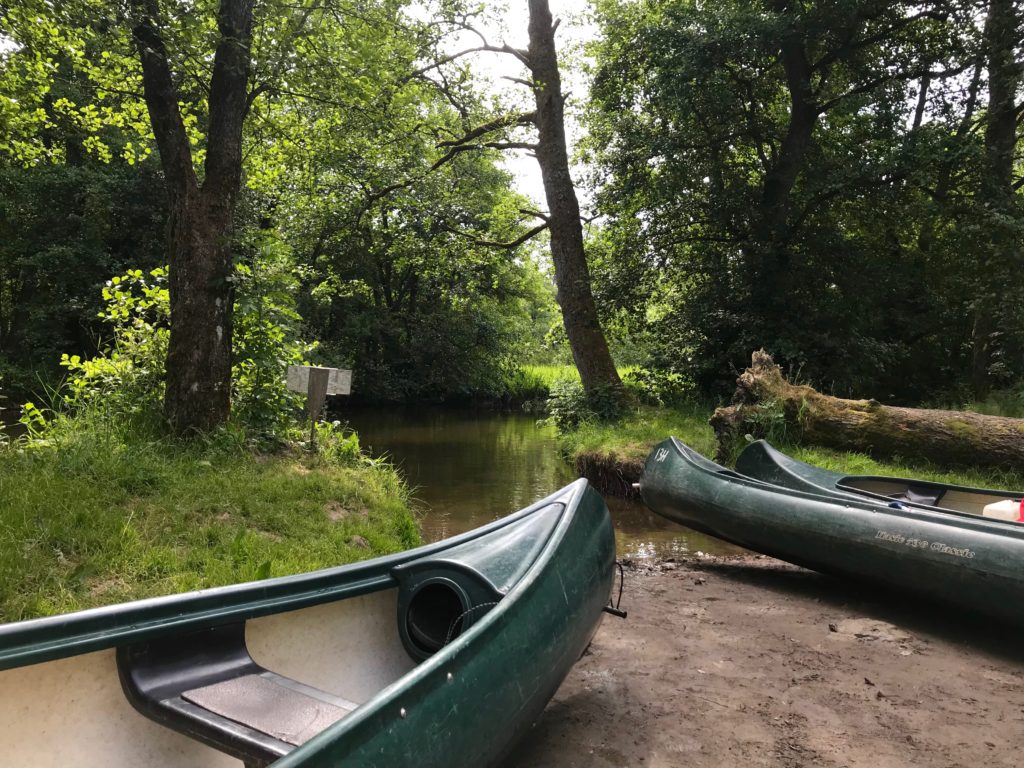 Paddla kanadensare kanot paddling